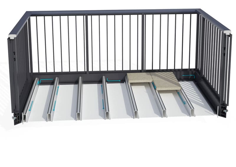 Balco AluTwo Waterafvoer